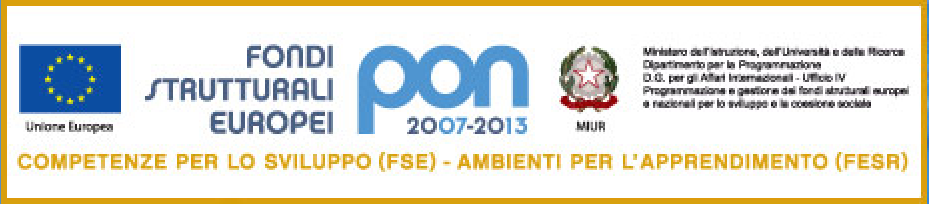 Logo esteso PON 2007-2013