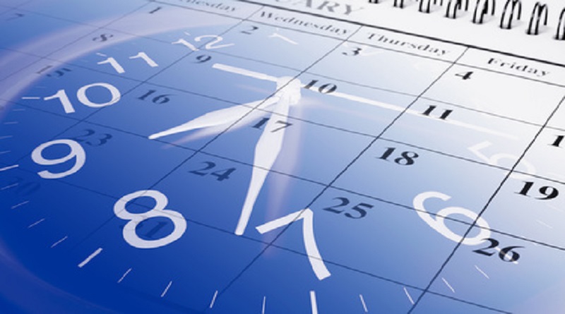 Composite of Calendar and Clock
