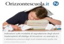 Orizzontescuola.it – Indicazioni sulle modalità di segnalazione degli alunni inadempienti all’obbligo di istruzione: un esempio di scheda