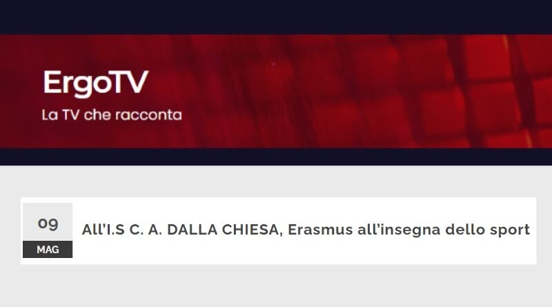 ErgoTv-erasmus all insegna dello sport