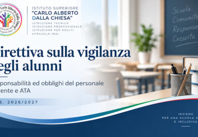 Direttiva sulla vigilanza degli alunni. Responsabilità ed obblighi del personale docente e ATA a.s. 2026/2027 Direttiva sulla vigilanza degli alunni. Responsabilità ed obblighi del personale docente e ATA a.s. 2026/2027